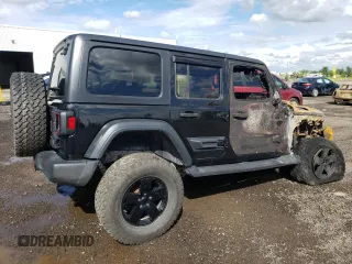2018 Jeep Wrangler Unlimited Sport с VIN 1C4HJXDG8JW103066, выставлен на аукционе Copart как лот 63388393 с пробегом Не указан миль и На запчасти • Non repairable. История ставок и продаж доступна на DreamBid. Изображение 3.
