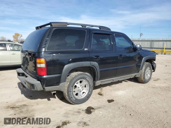 2002 Chevrolet Tahoe Z71 with VIN 1GNEK13Z72R209970, listed as a Copart auction lot 82151364 with 342,869 mi miles and Salvage Title. Bid and sale history available at carsss.com. Image 3.