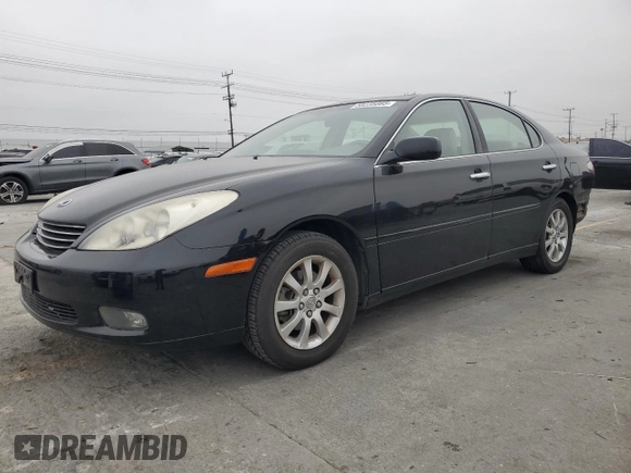 2002 Lexus ES 300 with VIN JTHBF30G520049637, listed as a Copart auction lot 58235085 with 123,290 mi miles and Salvage title. Bid and sale history available at DreamBid. Image 1.