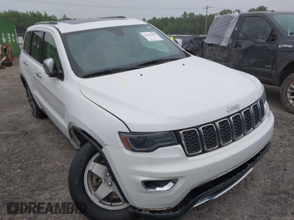 2018 Jeep Grand Cherokee Limited with VIN 1C4RJFBG8JC245999, listed as a IAAI auction lot 42345499 with 90,670 mi miles and . Bid and sale history available at DreamBid. Image 1.