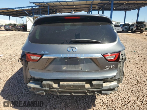 2016 Infiniti QX60 with VIN 5N1AL0MN7GC514241, listed as a Copart auction lot 53520645 with 148,283 mi miles and Salvage Title. Bid and sale history available at carsss.com. Image 6.