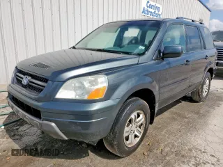 2003 Honda Pilot EX z VIN 2HKYF18583H593038, wystawiony jako Copart lot #59750725 z przebiegiem 249 921 mil mil oraz Czysty tytuł • Clean title. Historia ofert i sprzedaży dostępna na DreamBid. Obrazek 1.