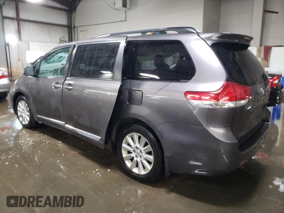 2014 Toyota Sienna Ltd with VIN 5TDDK3DC4ES075273, listed as a Copart auction lot 45378035 with 202,368 mi miles and Salvage Title. Bid and sale history available at carsss.com. Image 2.