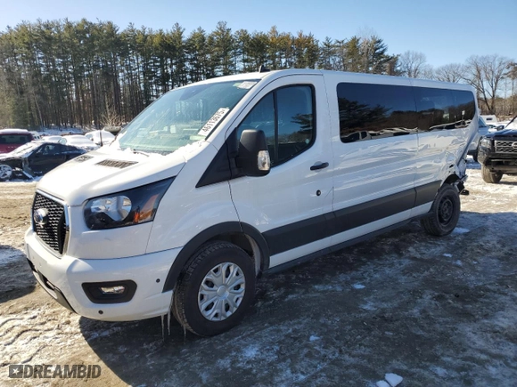 2024 Ford Transit Passenger Wagon XL with VIN 1FBAX2YG7RKA10866, listed as a Copart auction lot 46113675 with NaN miles and Clean Title. Bid and sale history available at carsss.com. Image 1.