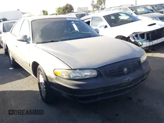 2001 Buick Century Custom with VIN 2G4WS52J611250092, listed as a Copart auction lot 53776380 with 166,988 mi miles and Salvage Title. Bid and sale history available at carsss.com. Image 1.