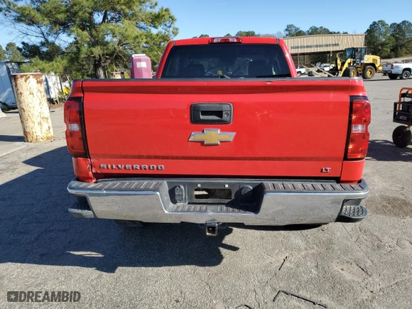 2018 Chevrolet Silverado 1500 LT with VIN 1GCVKREH9JZ297639, listed as a Copart auction lot 86344934 with 0 mi miles and Salvage Title. Bid and sale history available at carsss.com. Image 6.