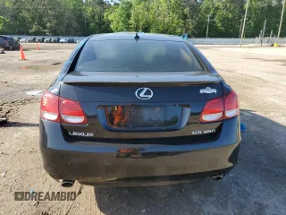 2008 Lexus GS 350 with VIN JTHBE96S080032609, listed as a Copart auction lot 52169145 with 197,283 mi miles and Salvage Title. Bid and sale history available at DreamBid. Image 6.