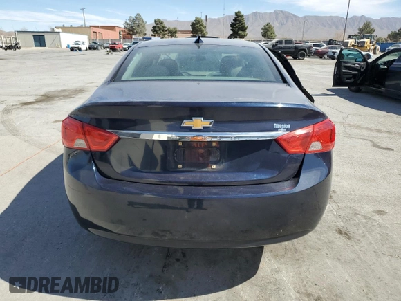 2017 Chevrolet Impala LS with VIN 2G11Z5SA2H9197745, listed as a Copart auction lot 46480825 with 38,634 mi miles and Salvage Title. Bid and sale history available at DreamBid. Image 6.