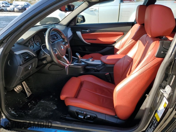 2017 BMW 2 Series M240i xDrive with VIN WBA2G3C38HV641419, listed as a Copart auction lot 46278565 with 30,907 mi miles and Salvage Title. Bid and sale history available at carsss.com. Image 7.