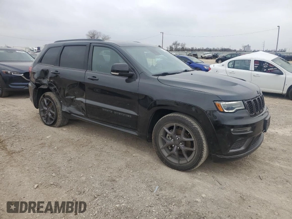 2020 Jeep Grand Cherokee Limited with VIN 1C4RJEBG2LC430112, listed as a Copart auction lot 44258385 with 95,287 mi miles and Salvage Title. Bid and sale history available at carsss.com. Image 4.