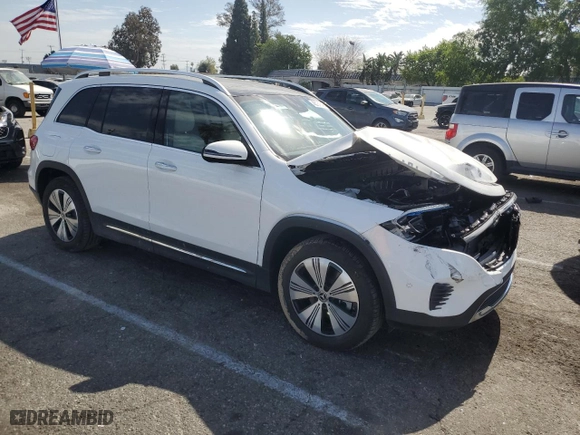 2023 Mercedes-Benz EQB with VIN W1N9M0KB7PN068781, listed as a Copart auction lot 45731845 with 16,268 mi miles and Salvage Title. Bid and sale history available at carsss.com. Image 4.