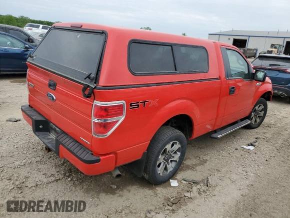 2013 Ford F-150 XL with VIN 1FTMF1CF4DKE96789, listed as a Copart auction lot 58470685 with Not provided miles and Salvage title. Bid and sale history available at DreamBid. Image 3.