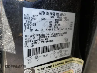 2009 Ford Expedition Eddie Bauer z VIN 1FMFU18589EB03540, wystawiony jako Copart lot #85574894 z przebiegiem 175 450 mil mil oraz Szkoda całkowita • Salvage title. Historia ofert i sprzedaży dostępna na DreamBid. Obrazek 13.