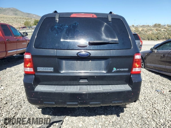 2011 Ford Escape Hybrid with VIN 1FMCU5K30BKC25365, listed as a Copart auction lot 61581755 with 272,941 mi miles and Salvage title. Bid and sale history available at DreamBid. Image 6.