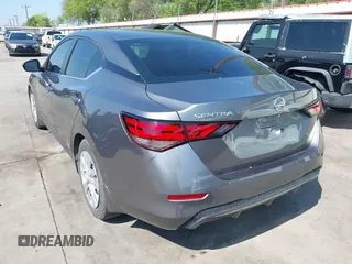2020 Nissan Sentra S with VIN 3N1AB8BV2LY215995, listed as a IAAI auction lot 41875875 with 45,164 mi miles. Bid and sale history available at carsss.com. Image 3.