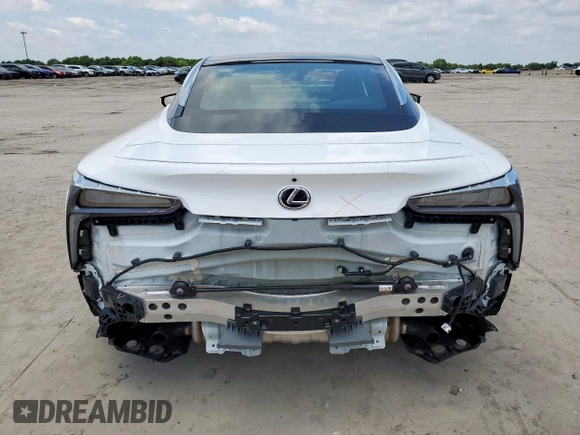 2023 Lexus LC 500h с VIN JTHBP5AY2PA107804, выставлен на аукционе Copart как лот 58967395 с пробегом 4 772 миль миль и Списание • Salvage title. История ставок и продаж доступна на DreamBid. Изображение 6.