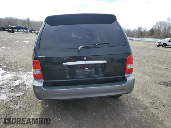 2003 Kia Sedona LX with VIN KNDUP131736449152, listed as a Copart auction lot 46272125 with 78,568 mi miles and Clean Title. Bid and sale history available at carsss.com. Image 6.