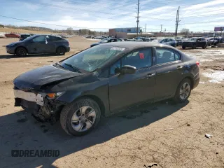2014 Honda Civic Sedan LX with VIN 2HGFB2F56EH539410, listed as a Copart auction lot 42155665 with 0 mi miles and Salvage Title. Bid and sale history available at carsss.com. Image 1.