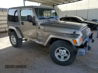 2003 Jeep Wrangler Sahara with VIN 1J4FA59S83P303347, listed as a Copart auction lot 51811755 with 145,640 mi miles and Clean title. Bid and sale history available at DreamBid. Image 4.