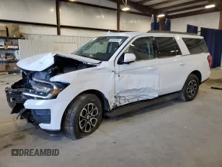 2024 Ford Expedition Max XLT with VIN 1FMJK1H8XREB02917, listed as a Copart auction lot 88500205 with 2,632 mi miles and Salvage Title. Bid and sale history available at DreamBid. Image 1.