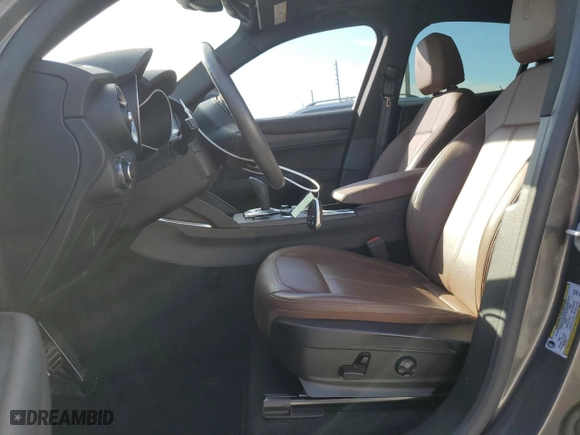 2023 Alfa Romeo Stelvio Ti with VIN ZASPAKBN1P7D54408, listed as a Copart auction lot 83367044 with 12,330 mi miles and Salvage Title. Bid and sale history available at carsss.com. Image 7.