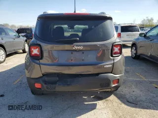 2017 Jeep Renegade Latitude z VIN ZACCJABB5HPF18349, wystawiony jako Copart lot #52954395 z przebiegiem 82 270 mil mil oraz Szkoda całkowita • Salvage title. Historia ofert i sprzedaży dostępna na DreamBid. Obrazek 6.