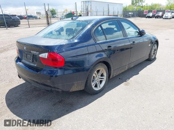 2008 BMW 3 Series 328xi with VIN WBAVC93568K044350, listed as a IAAI auction lot 42163248 with 77,841 mi miles. Bid and sale history available at carsss.com. Image 4.