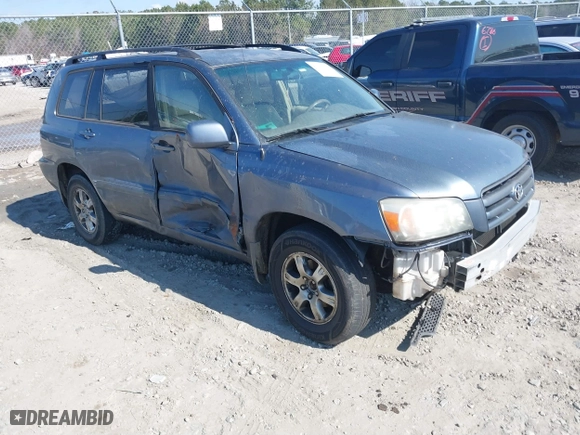 2006 Toyota Highlander with VIN JTEGP21A460107876, listed as a IAAI auction lot 41531315 with 274,387 mi miles. Bid and sale history available at carsss.com. Image 1.