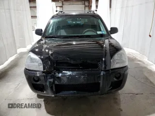 2007 Hyundai Tucson GLS with VIN KM8JM12B27U586678, listed as a Copart auction lot 76318234 with 135,542 mi miles and Salvage Title. Bid and sale history available at carsss.com. Image 5.