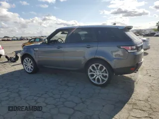 2016 Land Rover Range Rover Sport HSE with VIN SALWR2VF8GA573895, listed as a Copart auction lot 54260095 with 86,640 mi miles and Clean title. Bid and sale history available at DreamBid. Image 2.