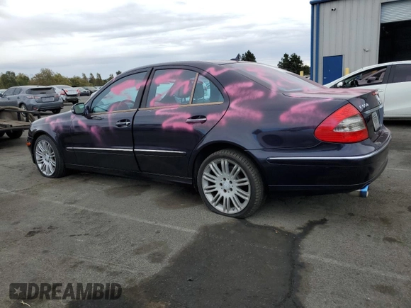 2008 Mercedes-Benz E-Class Sport 5.5L with VIN WDBUF72X08B195342, listed as a Copart auction lot 76527104 with 165,978 mi miles and Salvage Title. Bid and sale history available at carsss.com. Image 2.