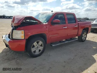 2008 Chevrolet Silverado 1500 LTZ with VIN 2GCEC13J481266290, listed as a Copart auction lot 43910515 with 203,574 mi miles and Salvage Title. Bid and sale history available at carsss.com. Image 1.