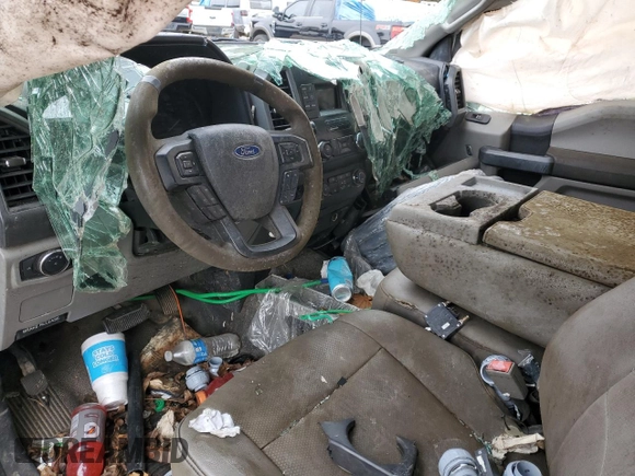 2019 Ford F-350 XL with VIN 1FT7W3BT5KED68105, listed as a Copart auction lot 84915334 with Not Provided miles and Salvage Title. Bid and sale history available at DreamBid. Image 8.