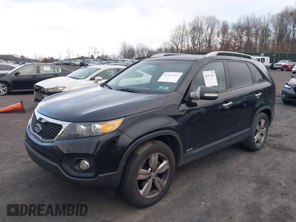 2013 Kia Sorento EX with VIN 5XYKUDA27DG413537, listed as a IAAI auction lot 40991803 with 163,534 mi miles. Bid and sale history available at carsss.com. Image 18.