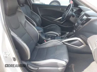 2016 Hyundai Veloster Turbo with VIN KMHTC6AE3GU263387, listed as a IAAI auction lot 42040177 with 96,864 mi miles. Bid and sale history available at carsss.com. Image 5.