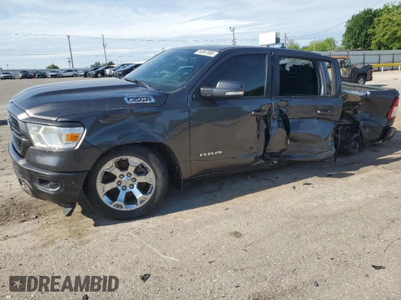 2020 Ram 1500 Lone Star with VIN 1C6RREFT3LN237625, listed as a Copart auction lot 54967085 with 121,388 mi miles and Salvage title. Bid and sale history available at DreamBid. Image 1.