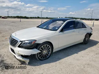 2015 Mercedes-Benz S 550 with VIN WDDUG8FB0FA164779, listed as a Copart auction lot 59945815 with 127,451 mi miles and Salvage title. Bid and sale history available at DreamBid. Image 1.