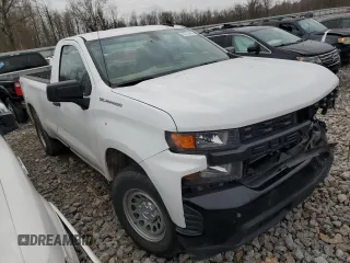 2021 Chevrolet Silverado 1500 Work Truck with VIN 3GCNWAEH7MG202084, listed as a Copart auction lot 78273424 with 107,274 mi miles and Salvage Title. Bid and sale history available at carsss.com. Image 4.