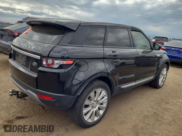2015 Land Rover Range Rover Evoque Prestige with VIN SALVV2BG7FH965907, listed as a Copart auction lot 72554044 with Not provided miles and Salvage title. Bid and sale history available at DreamBid. Image 3.