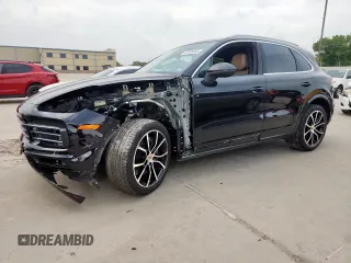 2020 Porsche Cayenne S with VIN WP1AB2AY5LDA28029, listed as a Copart auction lot 63108345 with 24,590 mi miles and Salvage title. Bid and sale history available at DreamBid. Image 1.
