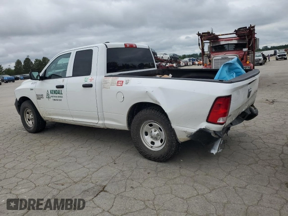 2021 Ram 1500 Tradesman with VIN 1C6RR7FG1MS509140, listed as a Copart auction lot 66512834 with 115,511 mi miles and Salvage title. Bid and sale history available at DreamBid. Image 2.