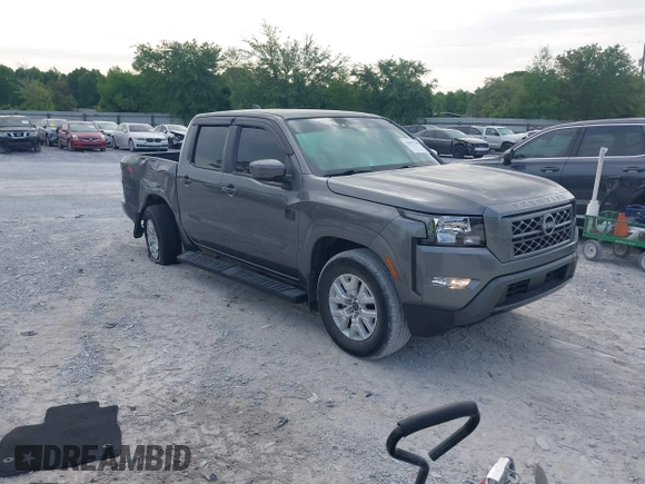 2022 Nissan Frontier SV with VIN 1N6ED1EJ1NN641280, listed as a IAAI auction lot 42097539 with 21,654 mi miles and . Bid and sale history available at DreamBid. Image 1.