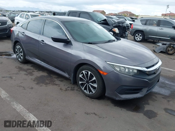 2017 Honda Civic LX with VIN 19XFC2F50HE055888, listed as a IAAI auction lot 42202494 with 147,354 mi miles and . Bid and sale history available at DreamBid. Image 1.