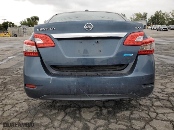 2014 Nissan Sentra S with VIN 3N1AB7AP3EY233227, listed as a Copart auction lot 53388895 with 182,740 mi miles and Salvage Title. Bid and sale history available at carsss.com. Image 6.