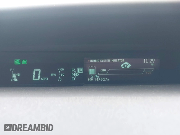 2012 Toyota Prius with VIN JTDKN3DP4C3027174, listed as a IAAI auction lot 42201082 with 147,827 mi miles and . Bid and sale history available at DreamBid. Image 15.