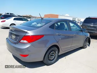2016 Hyundai Accent SE with VIN KMHCT4AE9GU083724, listed as a IAAI auction lot 41989785 with 94,672 mi miles and . Bid and sale history available at DreamBid. Image 4.