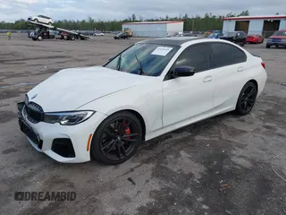 2021 BMW 3 Series M340i xDrive with VIN 3MW5U9J03M8B94898, listed as a IAAI auction lot 41611425 with 38,614 mi miles. Bid and sale history available at carsss.com. Image 17.