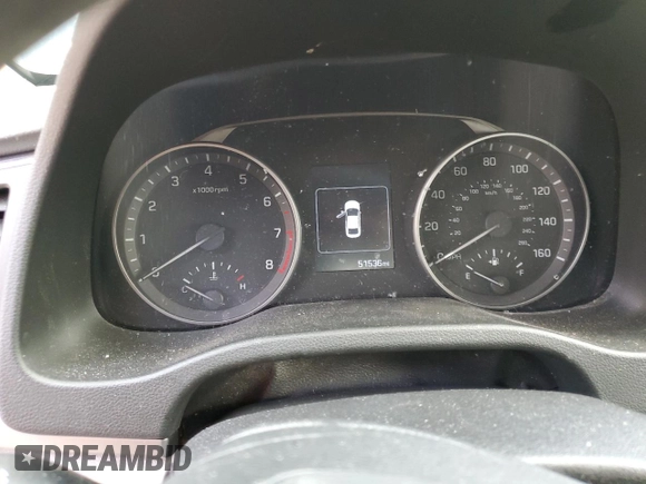 2018 Hyundai Elantra SEL with VIN 5NPD84LF6JH397266, listed as a Copart auction lot 54344385 with 51,536 mi miles and Non Repairable. Bid and sale history available at DreamBid. Image 9.