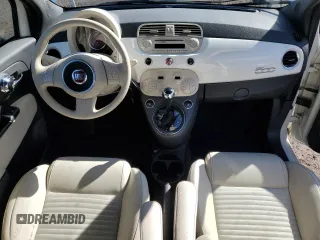 2014 FIAT 500 Sport with VIN 3C3CFFBR7ET205565, listed as a Copart auction lot 48123655 with 137,044 mi miles and Salvage Title. Bid and sale history available at carsss.com. Image 8.