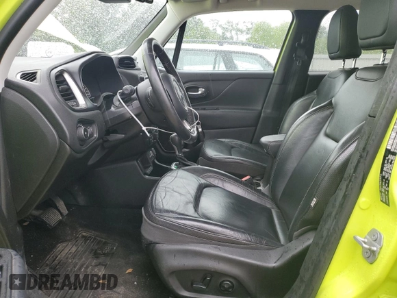 2018 Jeep Renegade Limited with VIN ZACCJADB1JPG74634, listed as a Copart auction lot 55216705 with 71,400 mi miles and Salvage title. Bid and sale history available at DreamBid. Image 7.